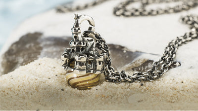 Trollbeads sandcastle pendant