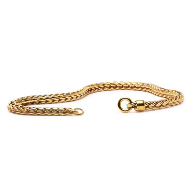 Gold 14 k Bracelet with Plain Lock