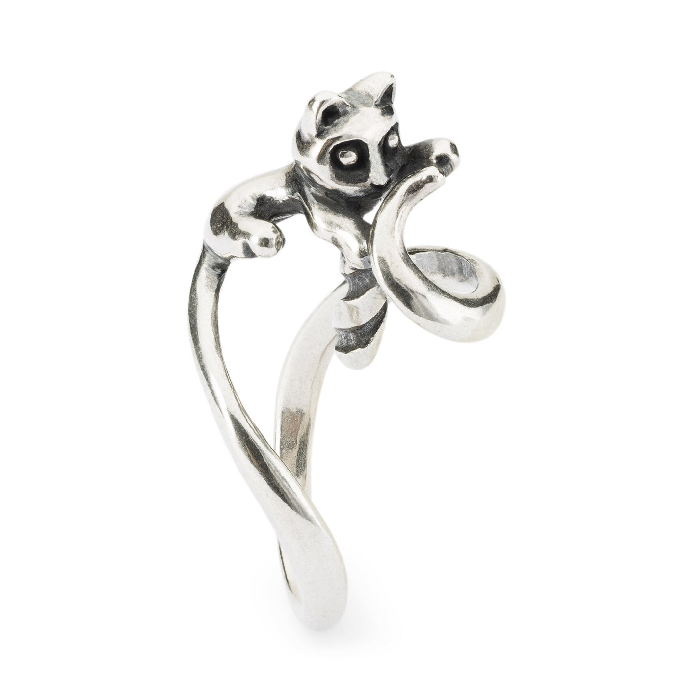 Verliebte Katze Fantasy Silber Ring