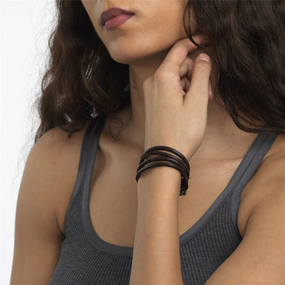 Lederarmband Braun