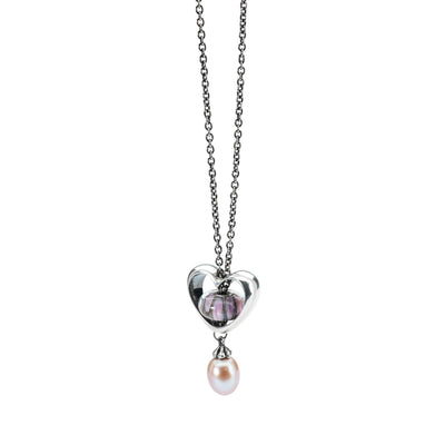 Fantasy Kette mit rosa Perle